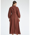 Serpil Brown Dress 38382