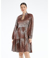 Serpil Lady Brown Dress 37067