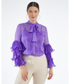 Serpil Lady Purple Shirt 35215