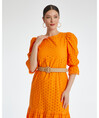 Serpil Lady Orange Dress 34857