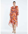 Serpil Lady Orange Dress 38262