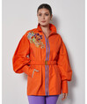 Serpil Lady Orange Coat 36383