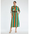 Serpil Lady Green Dress 36759