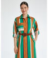 Serpil Kadın Yeşil Elbise 36759