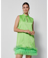 Serpil Kadın Yeşil Elbise 36928