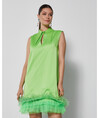 Serpil Kadın Yeşil Elbise 36928
