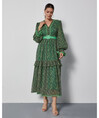 Serpil Kadın Yeşil Elbise 38271