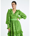 Serpil Kadın Yeşil Elbise 38411