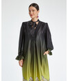 Serpil Lady Green Dress 38469