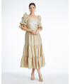 Serpil Lady Beige Dress 38391
