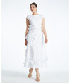 Serpil Kadın Beyaz Elbise 38418