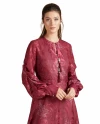 Serpil Kadın Bordo Elbise 32404
