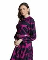 Serpil Lady Purple Dress 35456