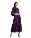 Serpil Lady Purple Dress 35456