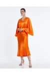 Serpil Ladys Orange Skirt 36153