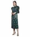 Serpil Lady Green Dress 35236