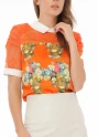 Serpil Lady Orange Blouse 20285