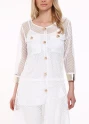 Serpil Lady White Tunic 21757