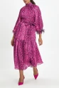 Serpil Lady Fuchsia Dress 39045