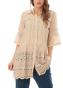 Serpil Lady Beige Tunic 13510