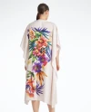 Flower Patterned Daily Beige Dress 35874