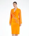 Serpil Lady Orange Dress 36251