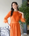 Serpil Lady Orange Dress 39184