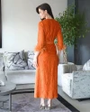 Serpil Lady Orange Dress 39184