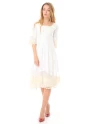 Serpil Lady White Dress 14123