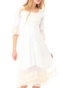 Serpil Lady White Dress 14123